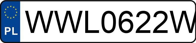 Numer rejestracyjny WWL 0622W posiada TOYOTA PRIUS PLUS - WWL0622W