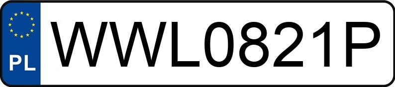 Numer rejestracyjny WWL 0821P posiada BMW 316ti Compact Kat. MR`01 E3 E46 316ti Compact Kat. MR`01 E3 E46 - WWL0821P