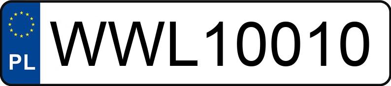 Numer rejestracyjny WWL 10010 posiada AUDI A6 - WWL10010