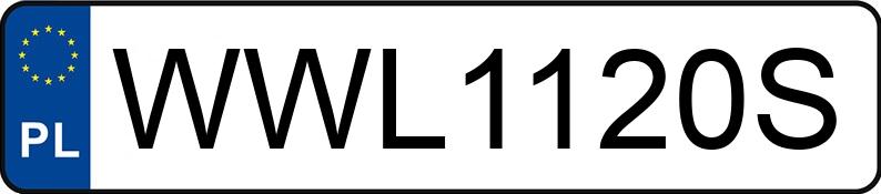 Numer rejestracyjny WWL1120S posiada MAN L2000 LLC