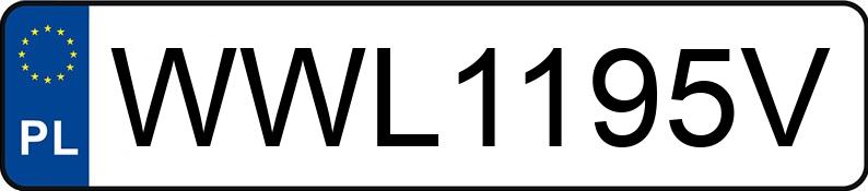 Numer rejestracyjny WWL1195V posiada AUDI A4 Quattro 1.9 TDi Kat. MR`00 E3 8E A4 Quattro 1.9 TDi Kat. MR`00 E3 8E