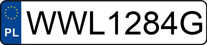 Numer rejestracyjny WWL 1284G posiada NISSAN PRIMERA - WWL1284G