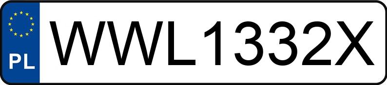 Numer rejestracyjny WWL 1332X posiada MERCEDES-BENZ C 180 - WWL1332X