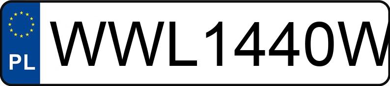 Numer rejestracyjny WWL1440W posiada BMW 316i Kat. MR`01 E3 E46 316i Kat. MR`01 E3 E46