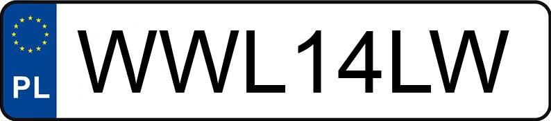 Numer rejestracyjny WWL 14LW posiada SUZUKI SWIFT GLX - WWL14LW