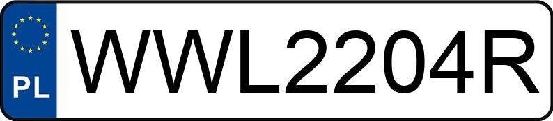 Numer rejestracyjny WWL 2204R posiada CITROEN C4 - WWL2204R
