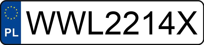 Die Registrierungsnummer WWL 2214X hat AUDI A5 Coupe 2.0 TFSI MR`16 E6 B9 Sport S tronic - WWL2214X