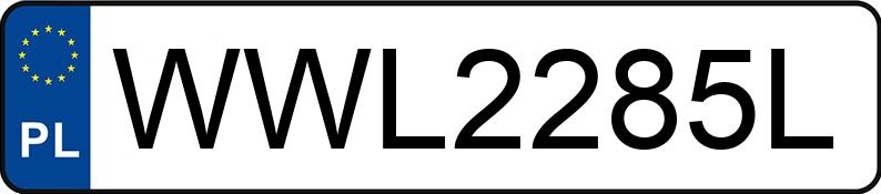 Numer rejestracyjny WWL 2285L posiada AUDI A3 1.8 TFSI MR`06 E4 8P Ambiente - WWL2285L Numer rejestracyjny WWL 2285L posiada AUDI A3 1.8 TFSI MR`06 E4 8P Ambiente - WWL2285L