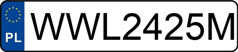 Numer rejestracyjny WWL 2425M posiada BMW 118 Diesel MR`04 E3 E87 118 Diesel MR`04 E3 E87 - WWL2425M