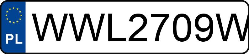 Numer rejestracyjny WWL 2709W posiada HONDA HR-V - WWL2709W Numer rejestracyjny WWL 2709W posiada HONDA HR-V - WWL2709W