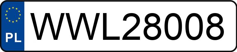 Numer rejestracyjny WWL 28008 posiada VOLVO V40 - WWL28008