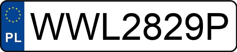 Numer rejestracyjny WWL 2829P posiada BMW 330i Kat. MR`98 E46 330i Kat. MR`98 E46 - WWL2829P