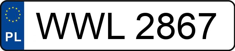 Numer rejestracyjny WWL 2867 posiada POLSKI FIAT 126P EL - WWL2867