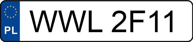 Numer rejestracyjny WWL 2F11 posiada PEUGEOT 306 1.4 MR`97 - WWL2F11