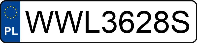 Numer rejestracyjny WWL 3628S posiada AUDI A3 - WWL3628S