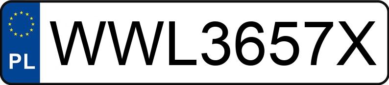 Numer rejestracyjny WWL 3657X posiada BMW 346 - WWL3657X Numer rejestracyjny WWL 3657X posiada BMW 346 - WWL3657X