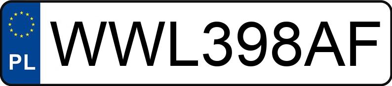 Numer rejestracyjny WWL 398AF posiada BENTLEY Continental GT 6.0 MR`11 E5 GT - WWL398AF