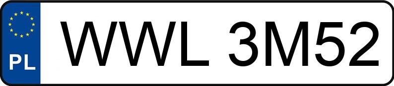 Numer rejestracyjny WWL 3M52 posiada MERCEDES-BENZ 312 D - WWL3M52