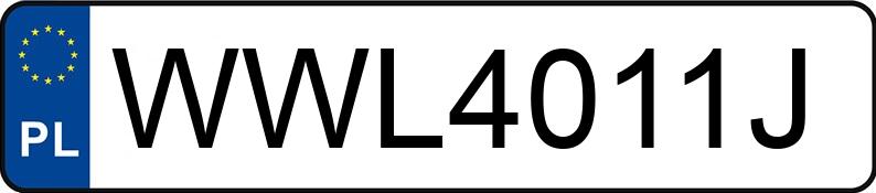 Numer rejestracyjny WWL 4011J posiada HONDA CR-V - WWL4011J