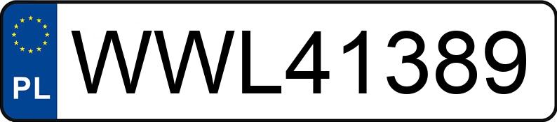 Numer rejestracyjny WWL 41389 posiada BMW 318I - WWL41389