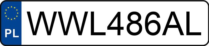 Numer rejestracyjny WWL 486AL posiada BMW X3 MR`18 E6 G01 xDrive20i Step - WWL486AL