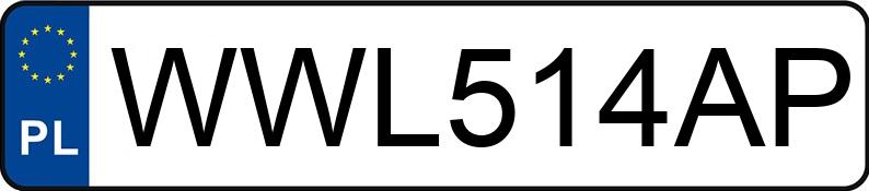 Numer rejestracyjny WWL 514AP posiada BMW 530 Diesel DPF MR`07 E4 E60 530 Diesel DPF MR`07 E4 E60 - WWL514AP