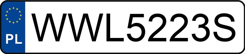 Numer rejestracyjny WWL 5223S posiada AUDI A4 - WWL5223S Numer rejestracyjny WWL 5223S posiada AUDI A4 - WWL5223S