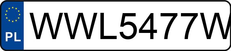 Numer rejestracyjny WWL 5477W posiada MERCEDES-BENZ GLK 350 - WWL5477W