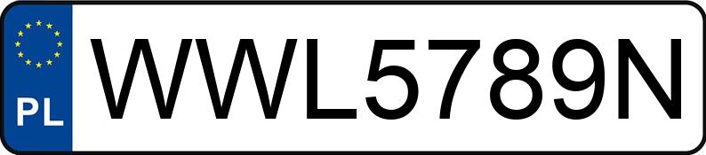 Numer rejestracyjny WWL 5789N posiada SKODA RAPID - WWL5789N