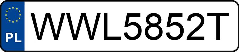 Numer rejestracyjny WWL5852T posiada VOLKSWAGEN Passat B7 2.0 TDI-CR MR`10 E5 Comfortline Optimum BMT