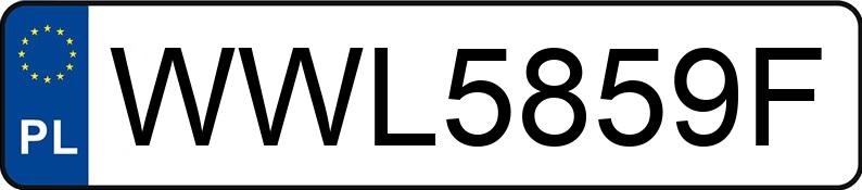 Numer rejestracyjny WWL5859F posiada BMW 118 Diesel MR`04 E3 E87 118 Diesel MR`04 E3 E87