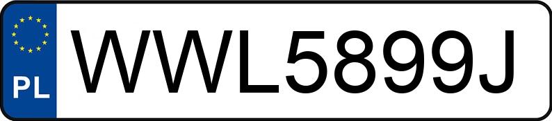 Numer rejestracyjny WWL 5899J posiada TOYOTA TOYOTA C-HR - WWL5899J