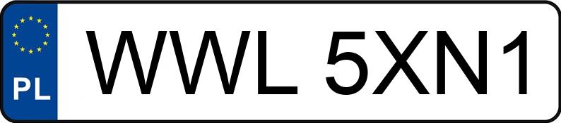Numer rejestracyjny WWL 5XN1 posiada VOLKSWAGEN PASSAT 1.9 TDI KOMBI - WWL5XN1 Numer rejestracyjny WWL 5XN1 posiada VOLKSWAGEN PASSAT 1.9 TDI KOMBI - WWL5XN1