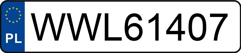 Numer rejestracyjny WWL 61407 posiada MAZDA 6 - WWL61407