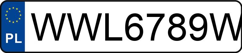 Numer rejestracyjny WWL6789W posiada BMW X5 MR`99 E3 E53 4.4 Aut.