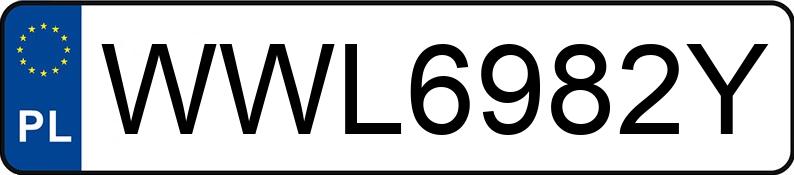 Numer rejestracyjny WWL 6982Y posiada INFINITI Q60S - WWL6982Y