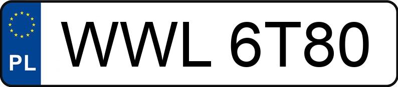 Numer rejestracyjny WWL 6T80 posiada FORD Fiesta 1.2i MR`02 E3 Fiesta - WWL6T80