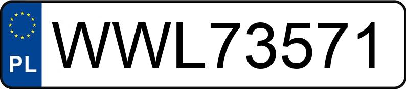Numer rejestracyjny WWL 73571 posiada VOLKSWAGEN PASSAT - WWL73571