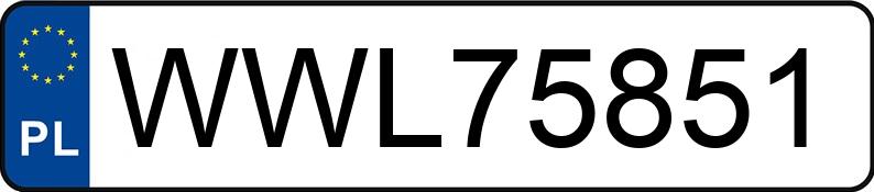 Numer rejestracyjny WWL 75851 posiada AUDI A4 Avant 2.0 TDi Kat. MR`05 E4 8E A4 Avant 2.0 TDi Kat. MR`05 E4 8E - WWL75851