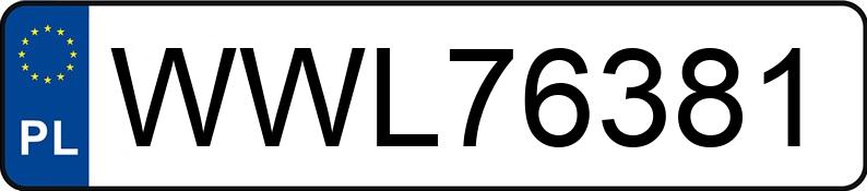 Numer rejestracyjny WWL 76381 posiada RENAULT LAGUNA 1.9 DCI - WWL76381 Numer rejestracyjny WWL 76381 posiada RENAULT LAGUNA 1.9 DCI - WWL76381