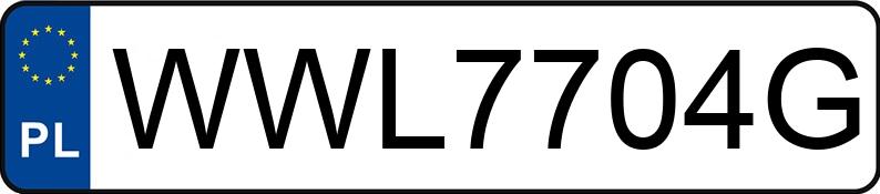 Numer rejestracyjny WWL 7704G posiada OPEL ASTRA 1.7 CDTI - WWL7704G