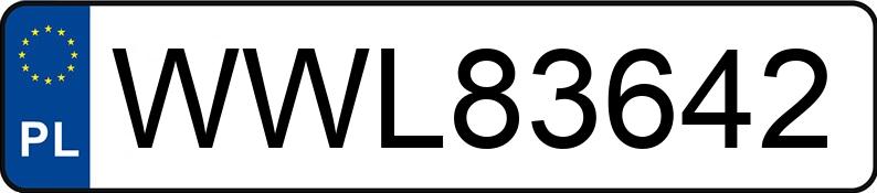 Numer rejestracyjny WWL 83642 posiada MERCEDES-BENZ 513 Sprinter CDI E5 5.0t 513 Sprinter CDI E5 5.0t - WWL83642