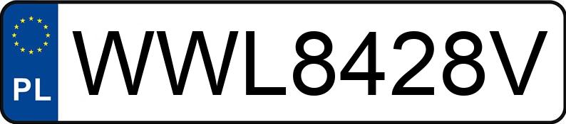 Numer rejestracyjny WWL8428V posiada RENAULT Kangoo Expression 16V