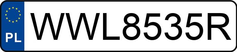 Numer rejestracyjny WWL 8535R posiada TOYOTA COROLLA - WWL8535R