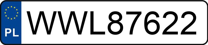 Numer rejestracyjny WWL 87622 posiada CITROEN SAXO - WWL87622