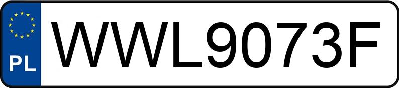 Numer rejestracyjny WWL 9073F posiada FSO-WARSZAWA POLONEZ CARO - WWL9073F