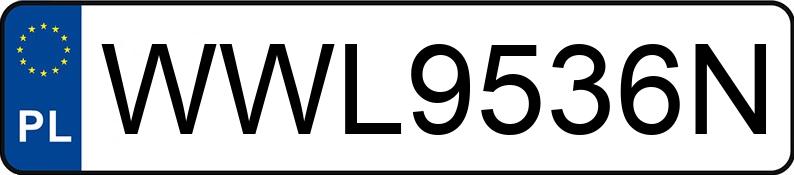 Numer rejestracyjny WWL9536N posiada BMW 316i Kat. E30 316i Kat. E30