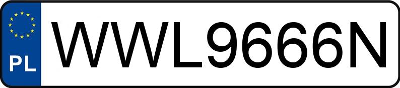 Numer rejestracyjny WWL 9666N posiada VOLVO XC60 - WWL9666N