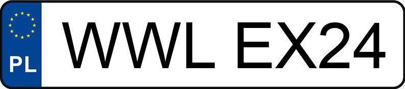 Numer rejestracyjny WWL EX24 posiada VOLVO S80 2.9 MR`98 E2 S80 2.9 MR`98 E2 - WWLEX24