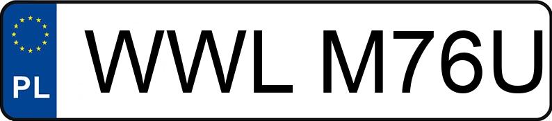 Numer rejestracyjny WWL M76U posiada YAMAHA Skutery od 50 ccm - WWLM76U